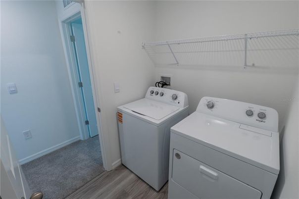 Interior, Utility Closets, Washer, Wood Texture Flooring