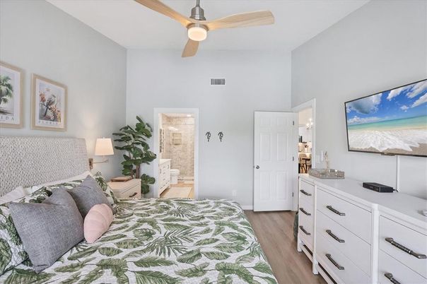Bedroom, Interior, Wood Texture Flooring