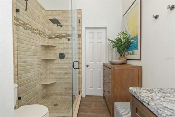 Bathroom, Glass Shower, Interior