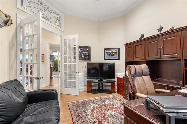 Home Office, Interior, Wood Texture Flooring