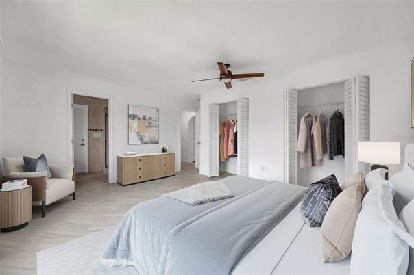 Bedroom, Interior, Wood Texture Flooring