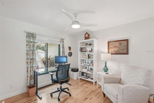Home Office, Interior, Wood Texture Flooring
