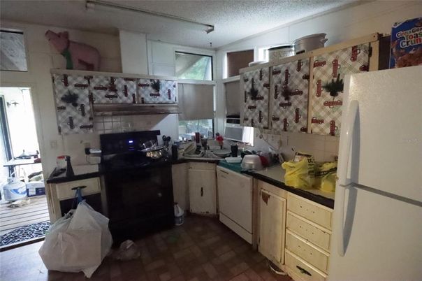 Interior, Kitchen, Wood Texture Flooring