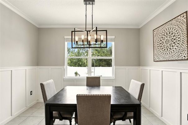 Chandelier, Dining room, Interior
