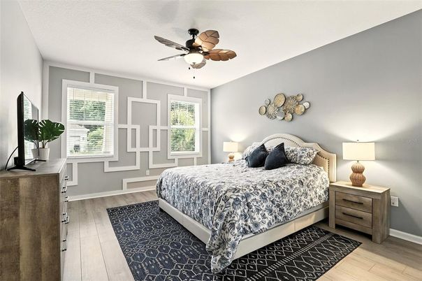 Bedroom, Interior, Wood Texture Flooring