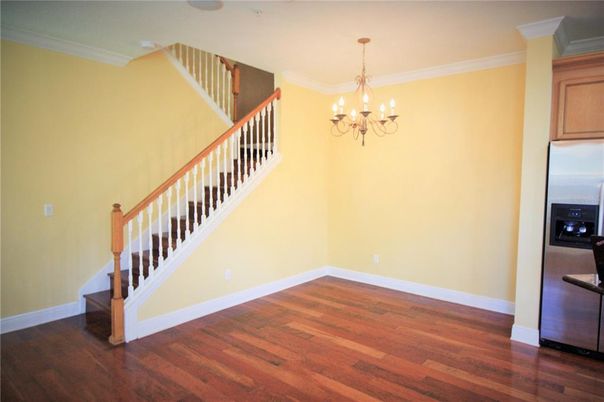 Chandelier, Interior, Wood Texture Flooring