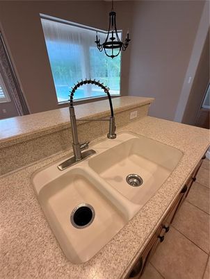 Bathroom, Chandelier, Dual Sink Vanities, Interior