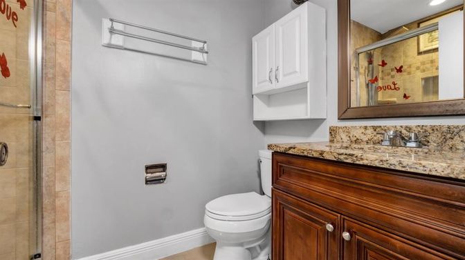 Bathroom, Glass Shower, Interior