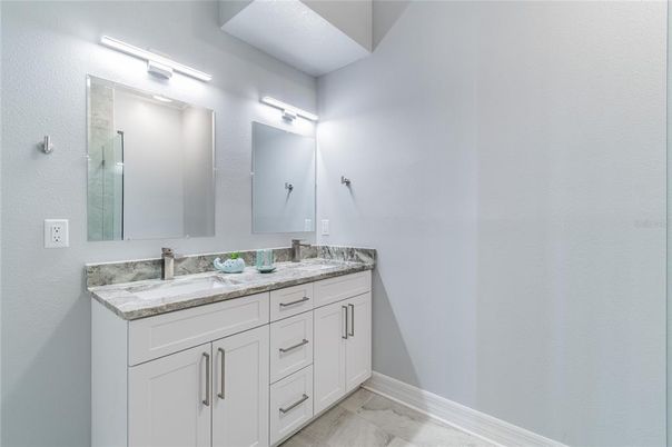 Bathroom, Dual Sink Vanities, Interior, Marble