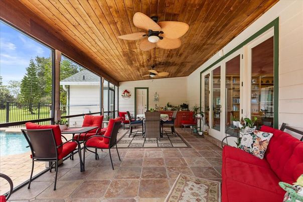 Exterior, Living room, Sun Room, Wooden Ceilings