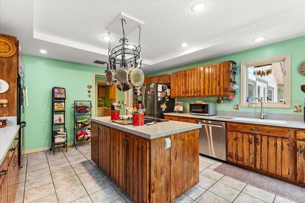 Interior, Kitchen, Recessed Lighting, Stainless Steel Appliances