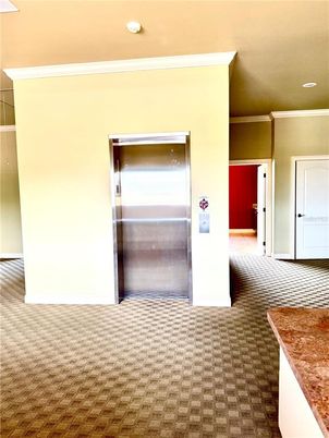 Elevator, Interior, Recessed Lighting