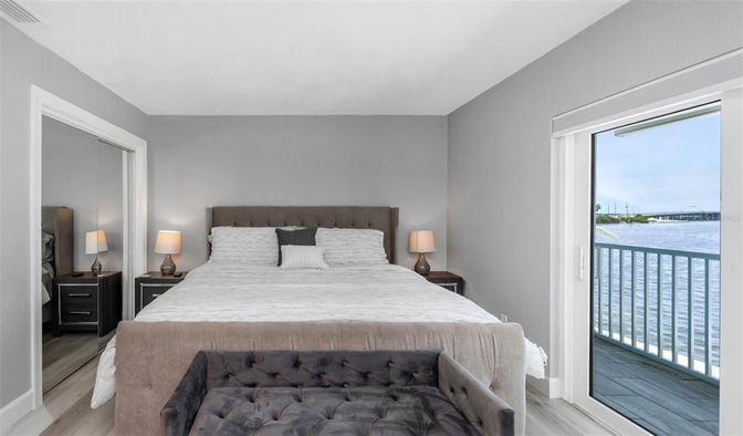 Bedroom, Interior, Water, Wood Texture Flooring