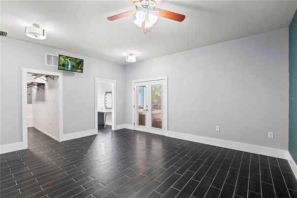 Empty room, Interior, Wood Texture Flooring