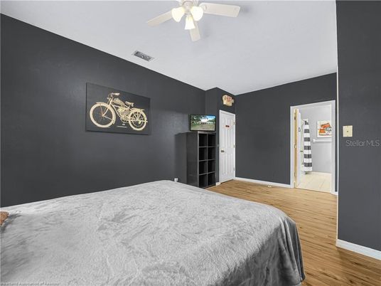 Bedroom, Interior, Wood Texture Flooring