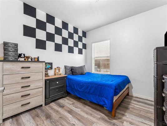 Bedroom, Interior, Wood Texture Flooring