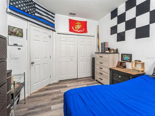 Bedroom, Interior, Wood Texture Flooring