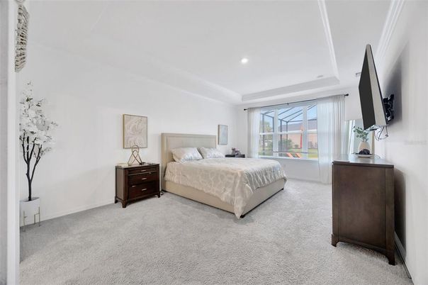 Bedroom, Interior, Recessed Lighting