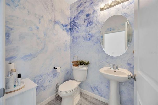 Bathroom, Interior, Wood Texture Flooring