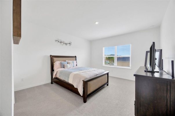 Bedroom, Interior, Recessed Lighting