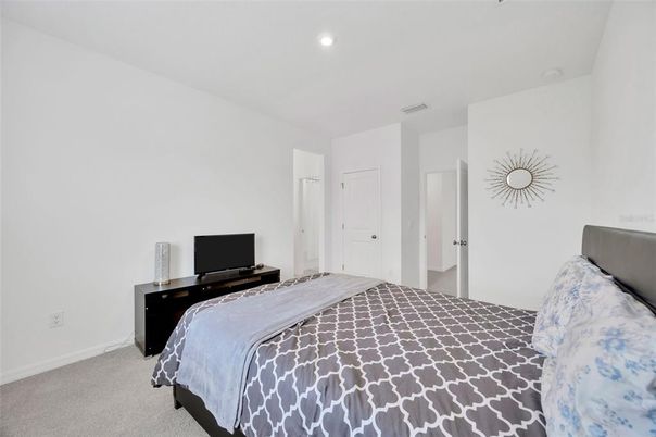 Bedroom, Interior, Recessed Lighting