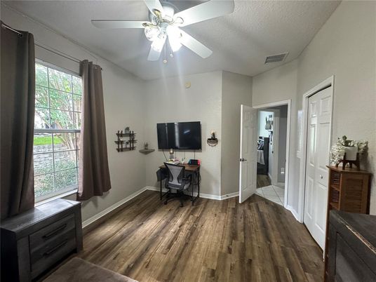 Home Office, Interior, Wood Texture Flooring