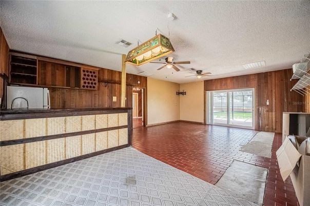 Empty room, Interior, Wooden Walls