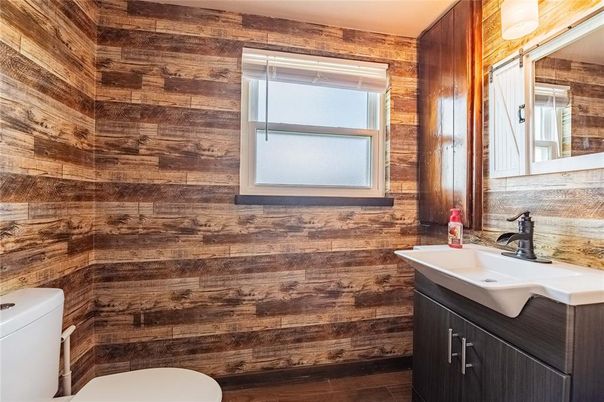 Bathroom, Interior, Wooden Walls
