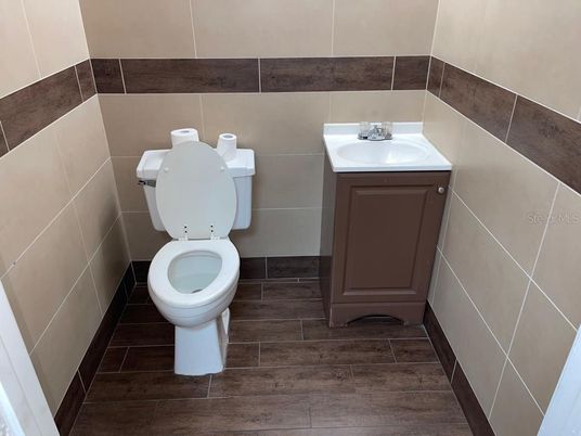 Bathroom, Interior, Wood Texture Flooring