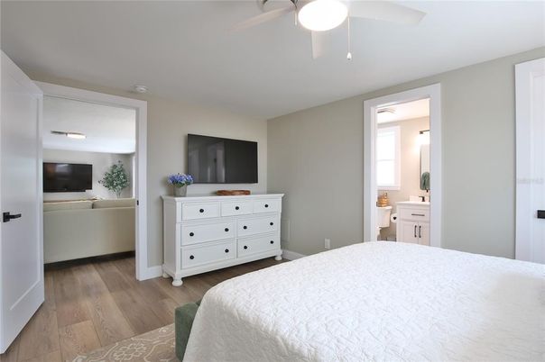 Bedroom, Interior, Wood Texture Flooring