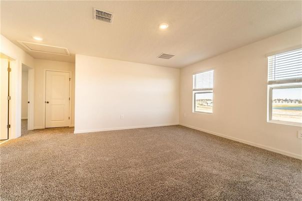 Empty room, Interior, Recessed Lighting, Water