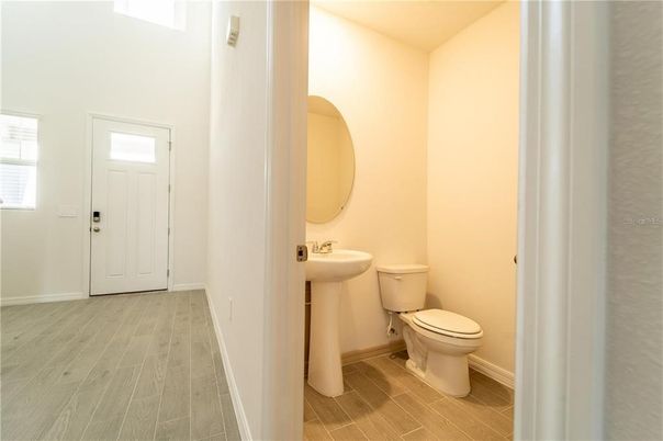 Bathroom, Interior, Wood Texture Flooring