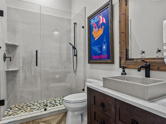 Bathroom, Glass Shower, Interior