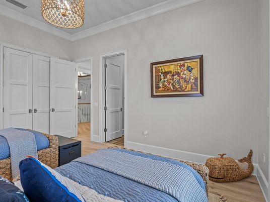 Bedroom, Interior, Wood Texture Flooring
