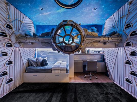 Bedroom, Home Office, Interior, Recessed Lighting
