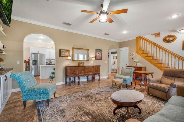 Interior, Kitchen, Living room, Recessed Lighting, Stainless Steel Appliances