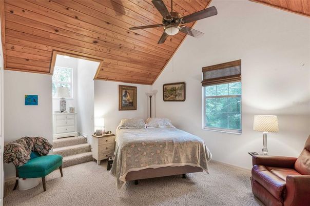 Bedroom, Interior, Wooden Ceilings