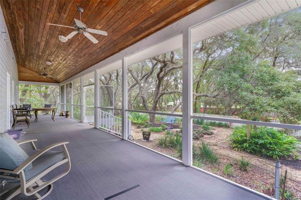 Interior, Sun Room, Wooden Ceilings