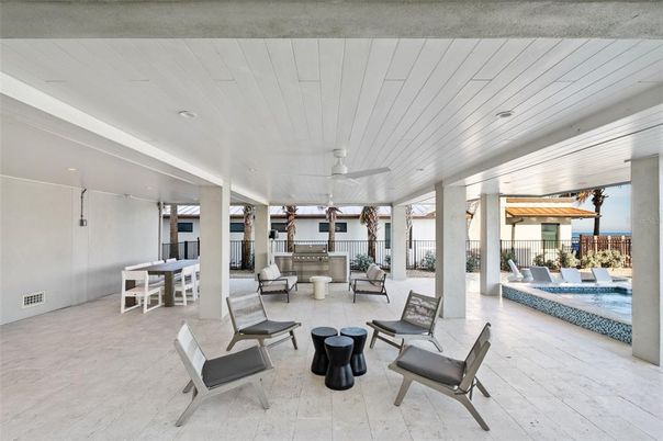 Exterior, Interior, Living room, Pool, Recessed Lighting