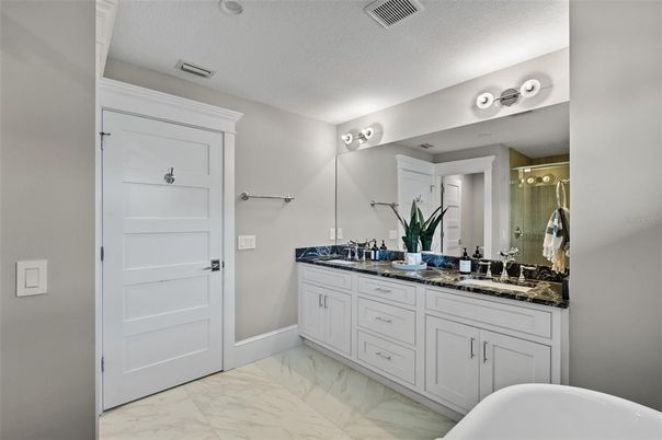 Bathroom, Dual Sink Vanities, Interior, Marble