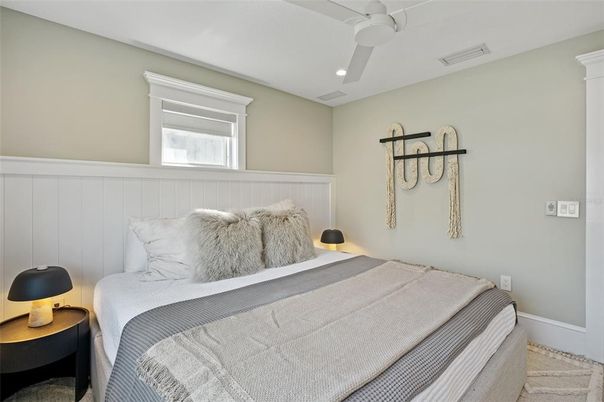 Bedroom, Interior, Recessed Lighting