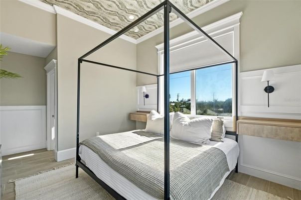 Bedroom, Interior, Wood Texture Flooring