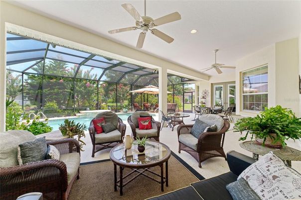Dining room, Glass Ceilings, Interior, Living room, Pool, Recessed Lighting, Sun Room
