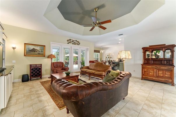 Interior, Living room, Recessed Lighting