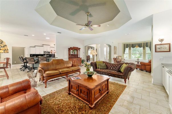 Dining room, Interior, Kitchen, Living room, Recessed Lighting