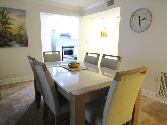 Dining room, Interior, Kitchen, Stainless Steel Appliances