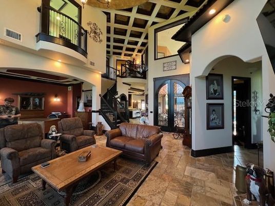 Interior, Living room, Recessed Lighting