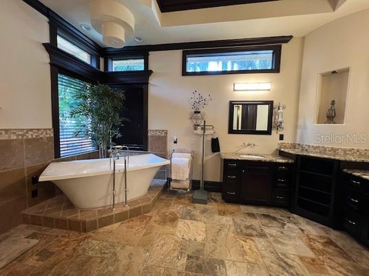 Bathroom, Dual Sink Vanities, Free Standing Baths, Interior