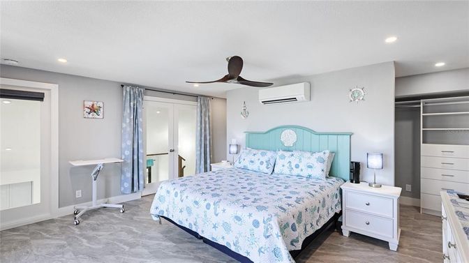 Bedroom, Interior, Recessed Lighting