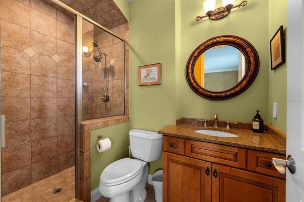 Bathroom, Glass Shower, Interior